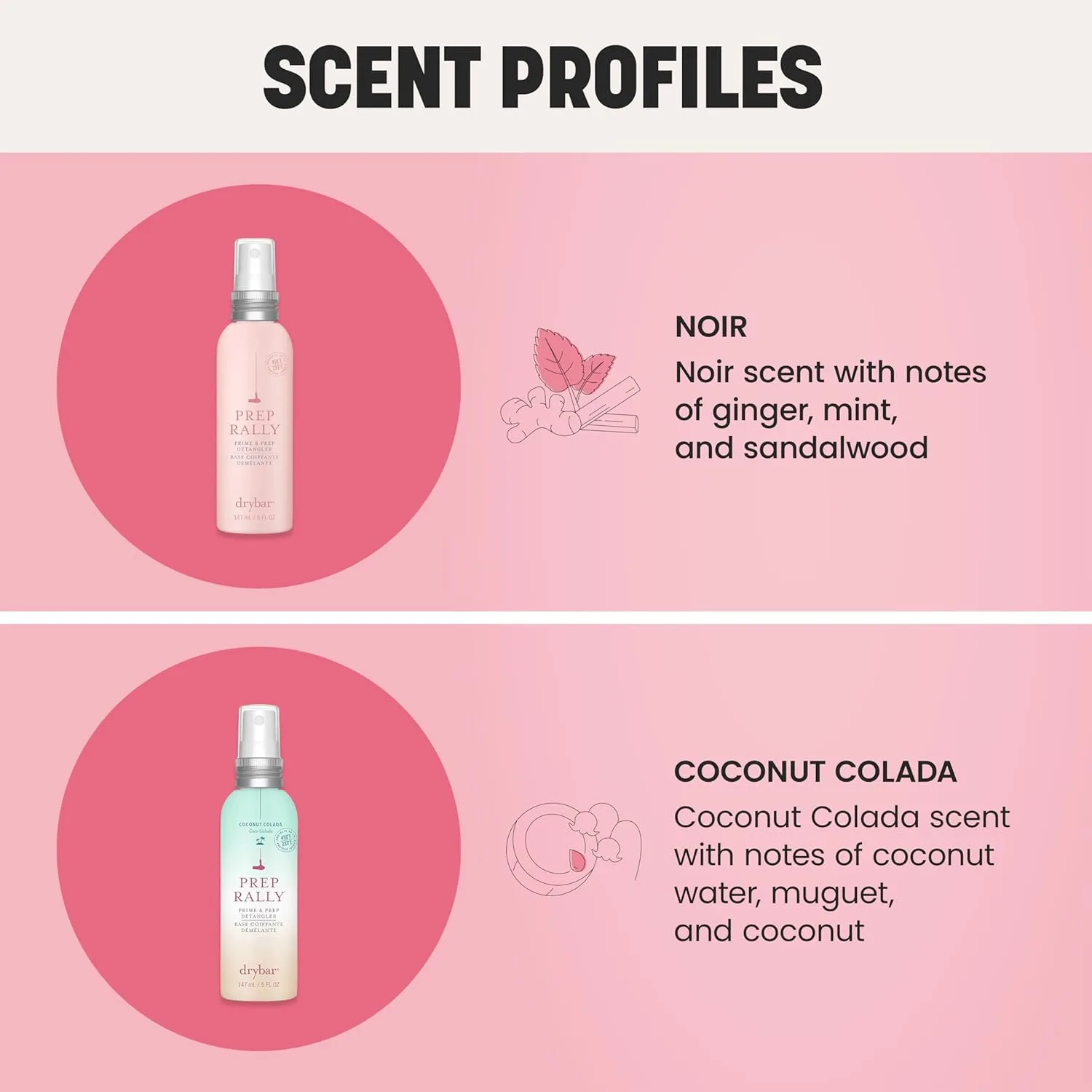 Drybar Prep Rally Detangler - Coconut Colada Scent - Image 4