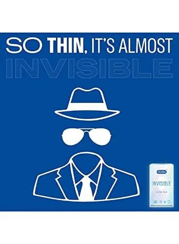 Durex Invisible Extra Thin Condoms - 20 Count - Image 2