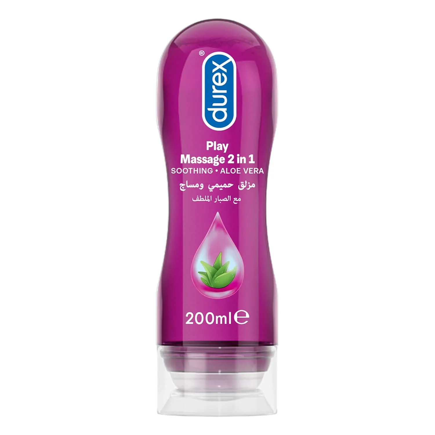 Durex Play Soothing Massage Lube, Aloe Vera - 2x200ml - Image 3