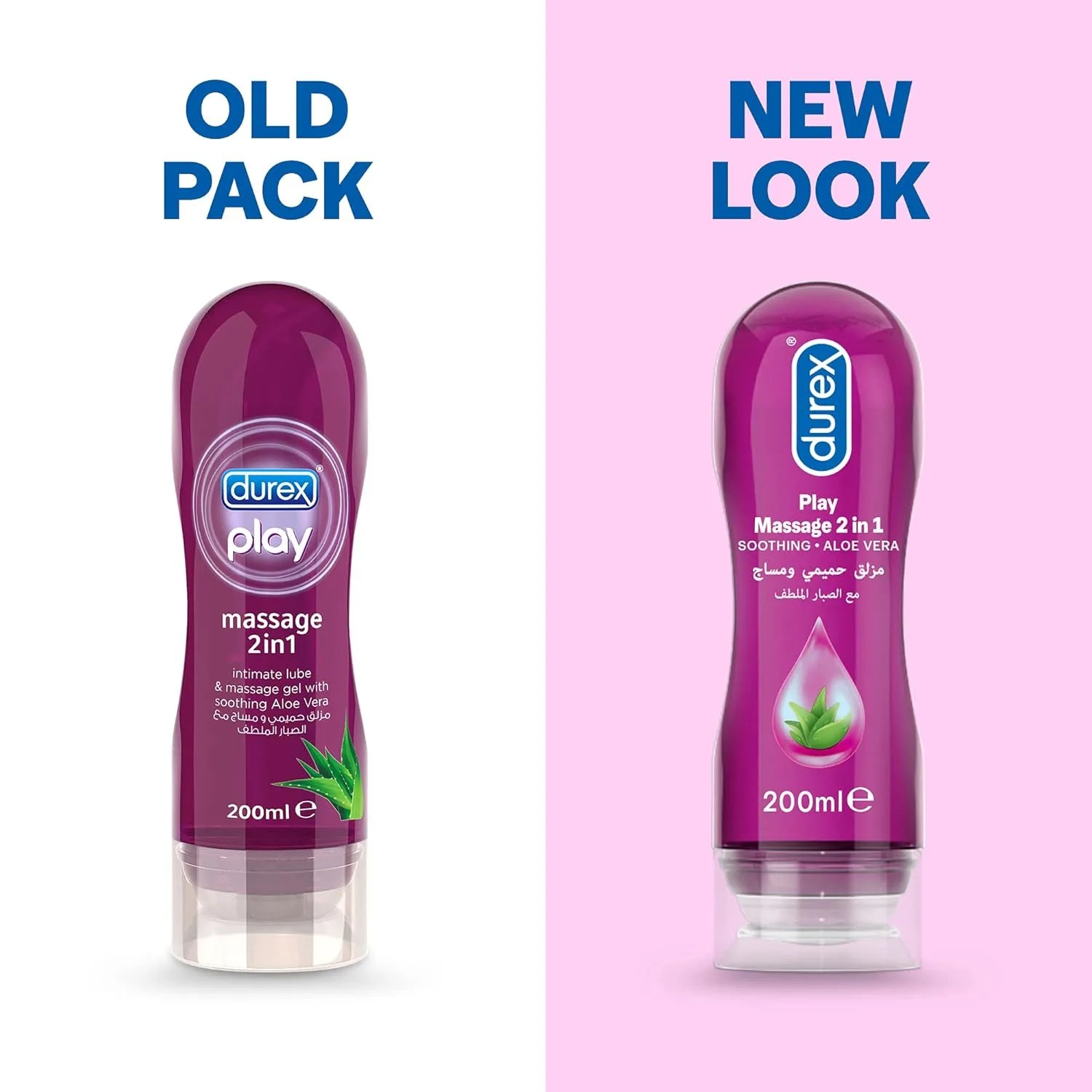 Durex Play Soothing Massage Lube, Aloe Vera - 2x200ml - Image 4