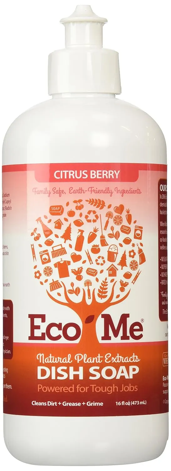 Eco Me Natural Dish Soap - Plant-Based and Animal Safe