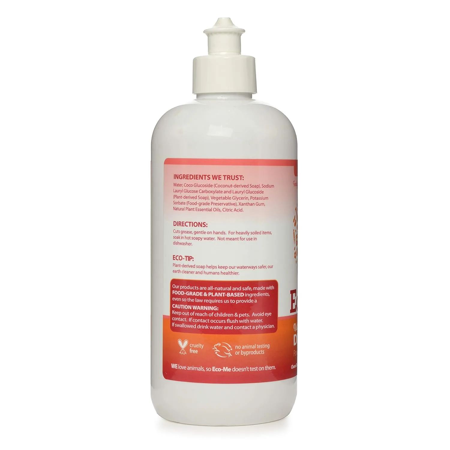 Eco Me Natural Dish Soap - Plant-Based and Animal Safe - Image 3