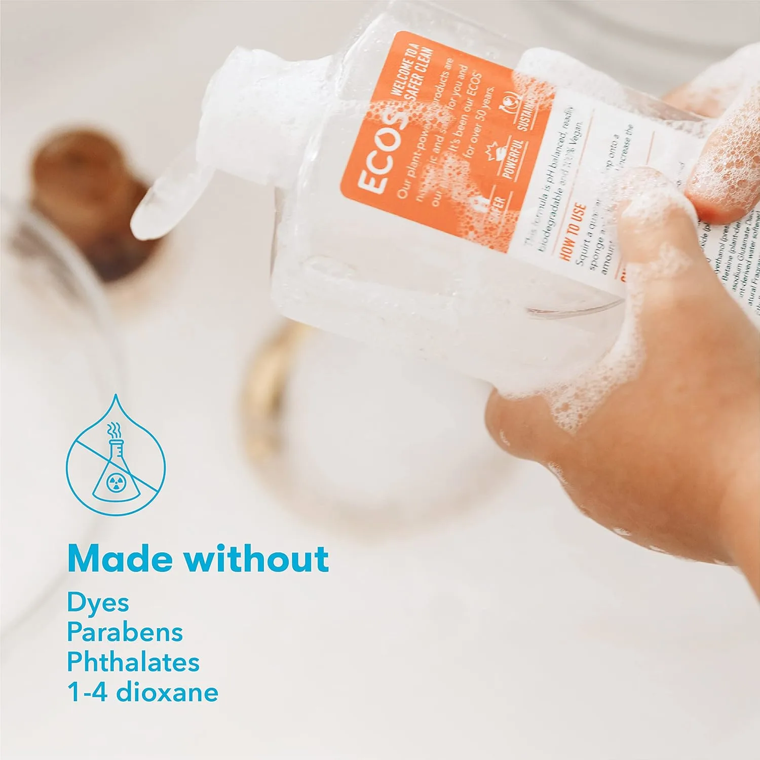 ECOS Dish Soap Apricot - 2 x 25 oz Bottles - Image 3