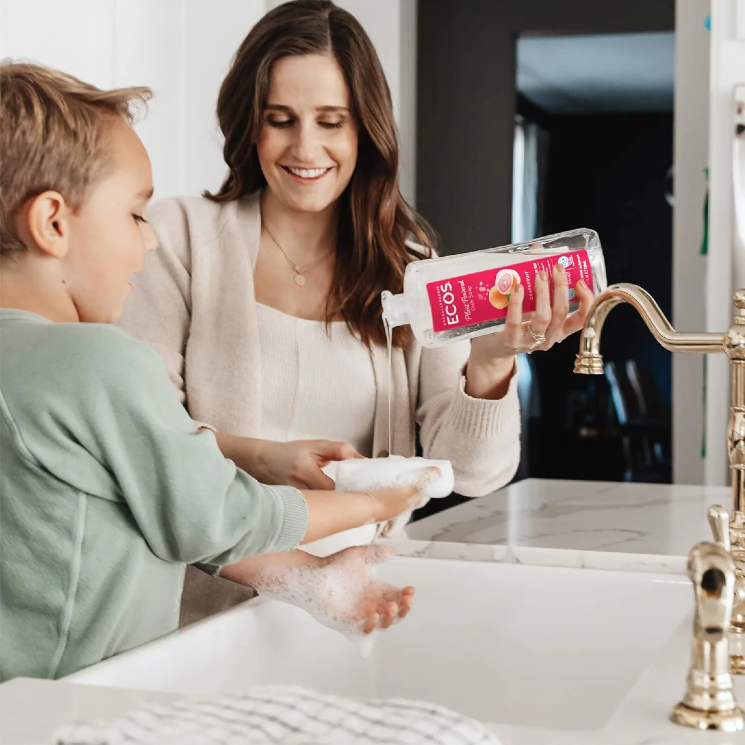 ECOS Dish Soap Apricot - 2 x 25 oz Bottles - Image 7