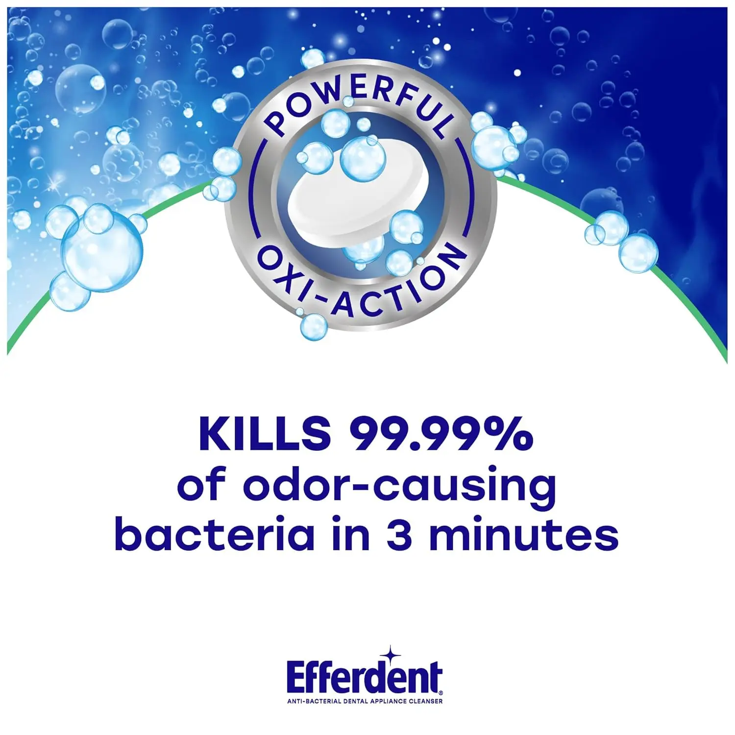 Efferdent Retainer Cleaner Tablets Minty Fresh 126 Count - Image 2