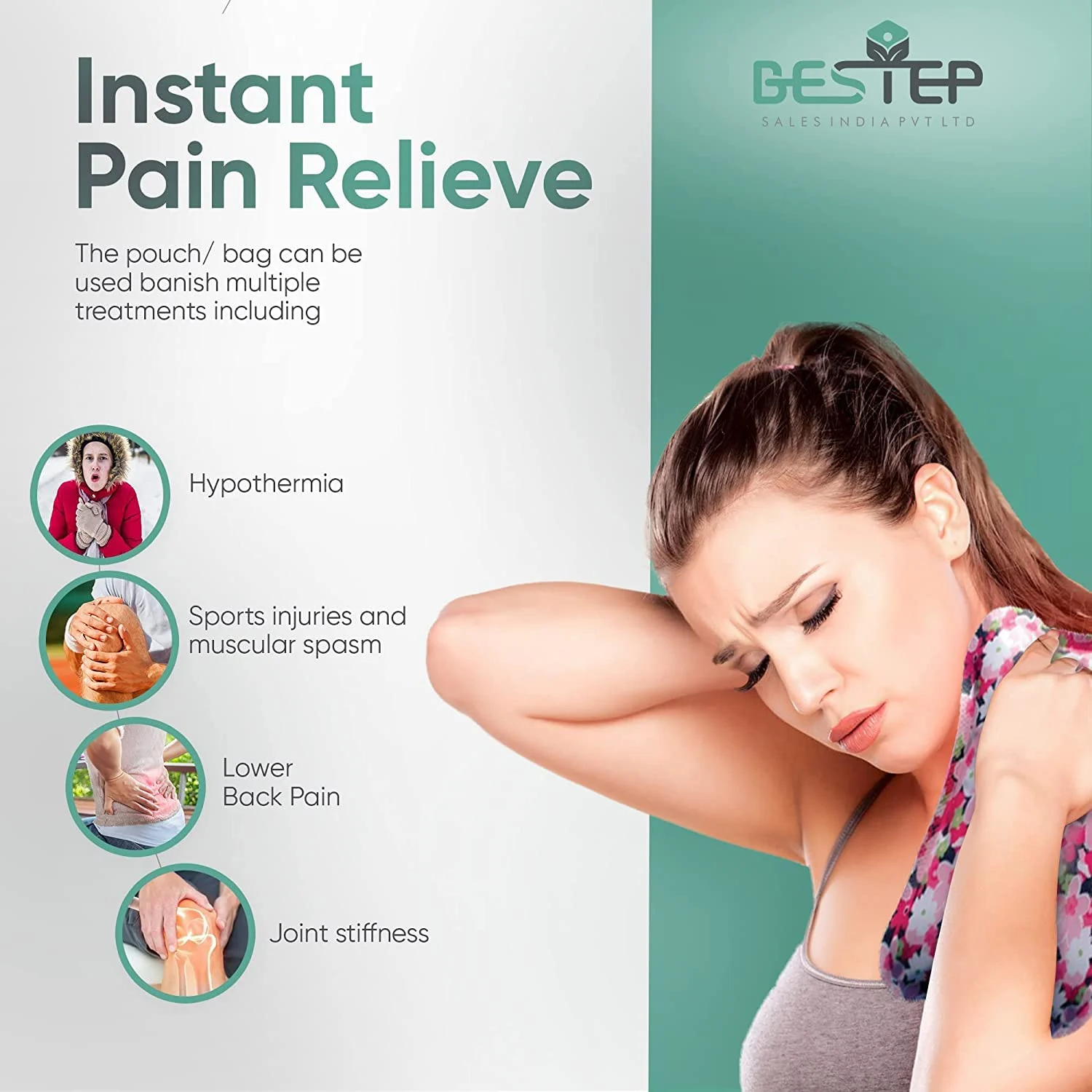 Electric Hot Water Bag for Pain Relief - Rechargeable - Image 4