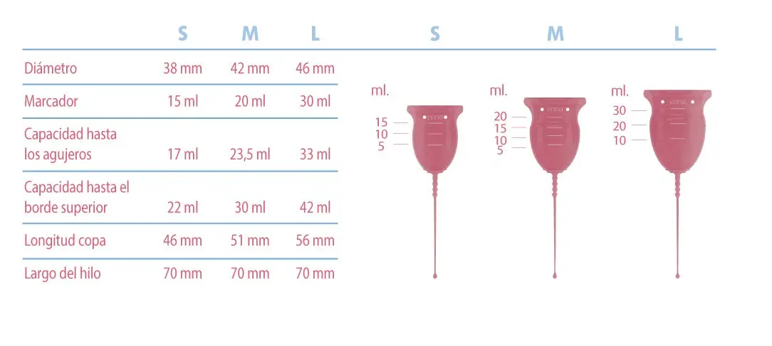 This is a pack of two lightweight, extra soft, customized ENNA Cycle menstrual cups in size S with applicator.
