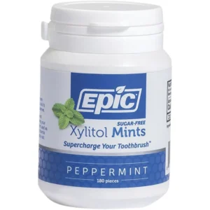 Epic Dental Xylitol Mints Peppermint 180 Count
