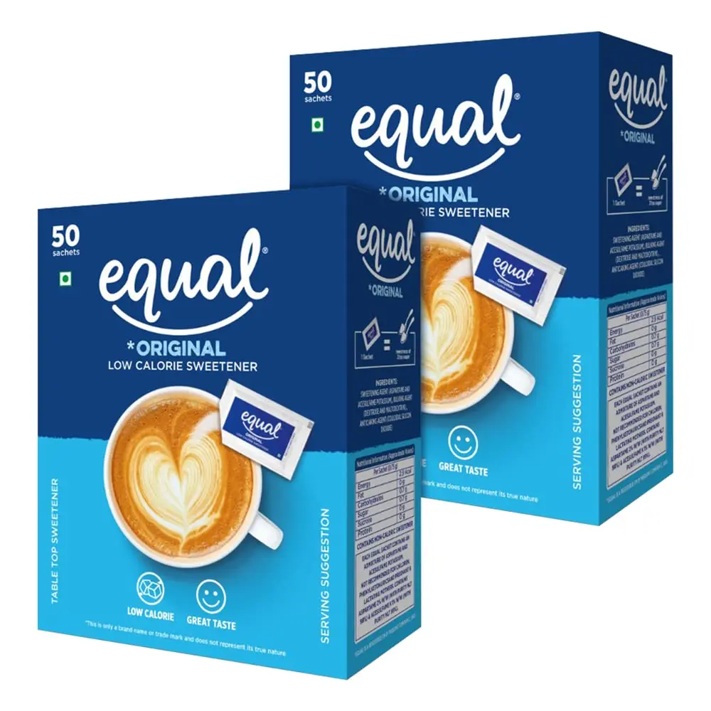 Equal Original Low Calorie Sweetener - 50 Sachets