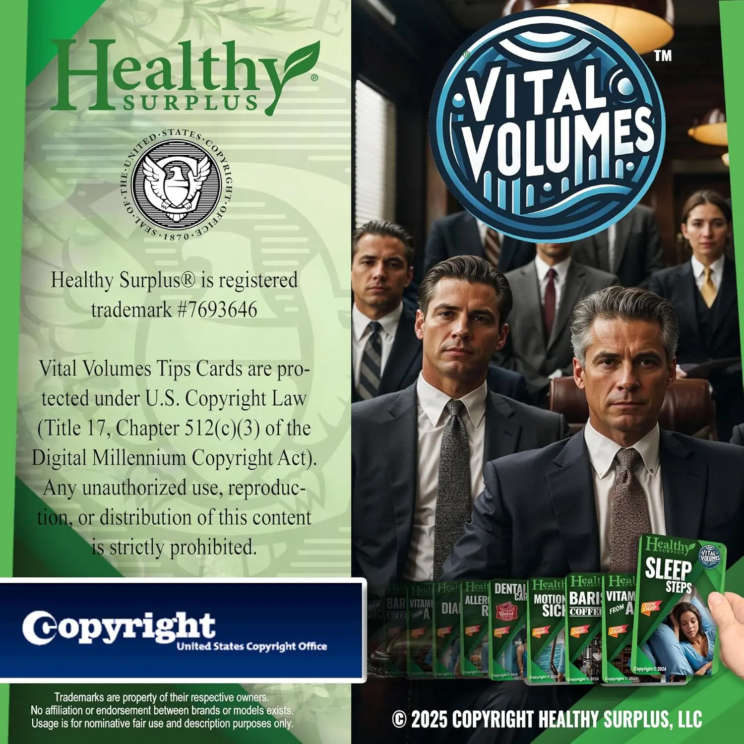 Equate vapor shower tablets, a pack of five, shown with a Vital Volumes tips card to enhance your shower experience.