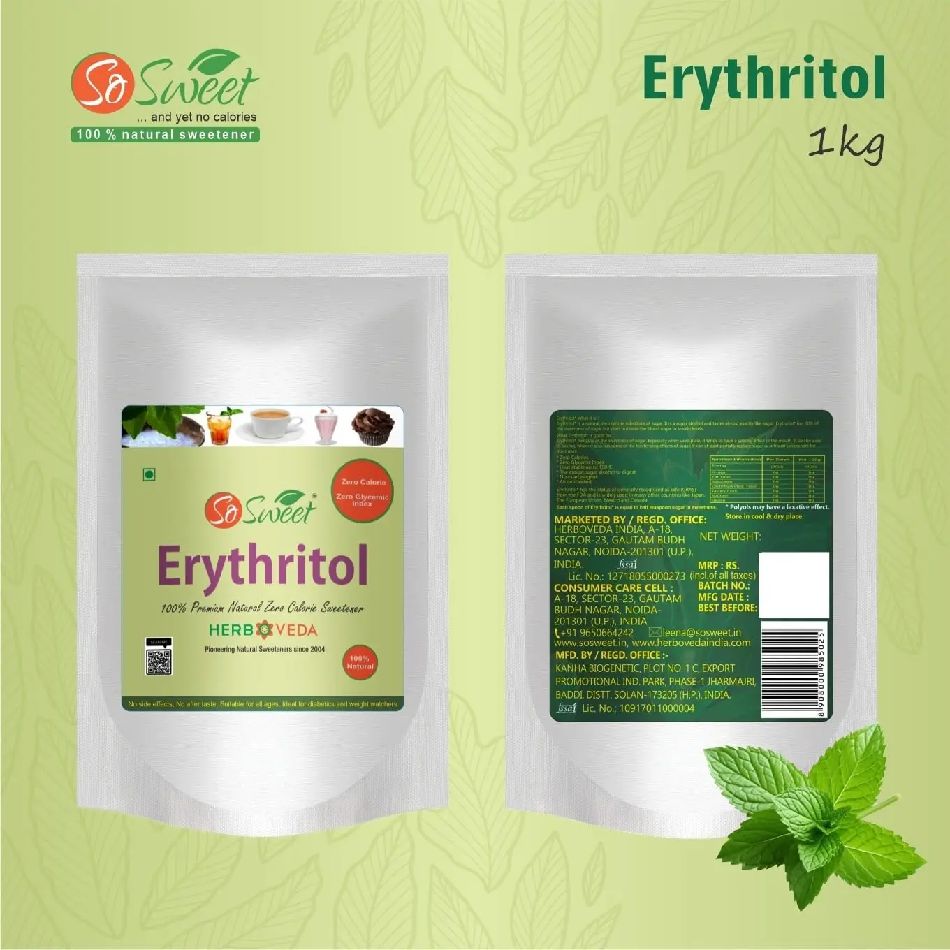 Erythritol Powder - Natural Sugar Free Sweetener - Image 5