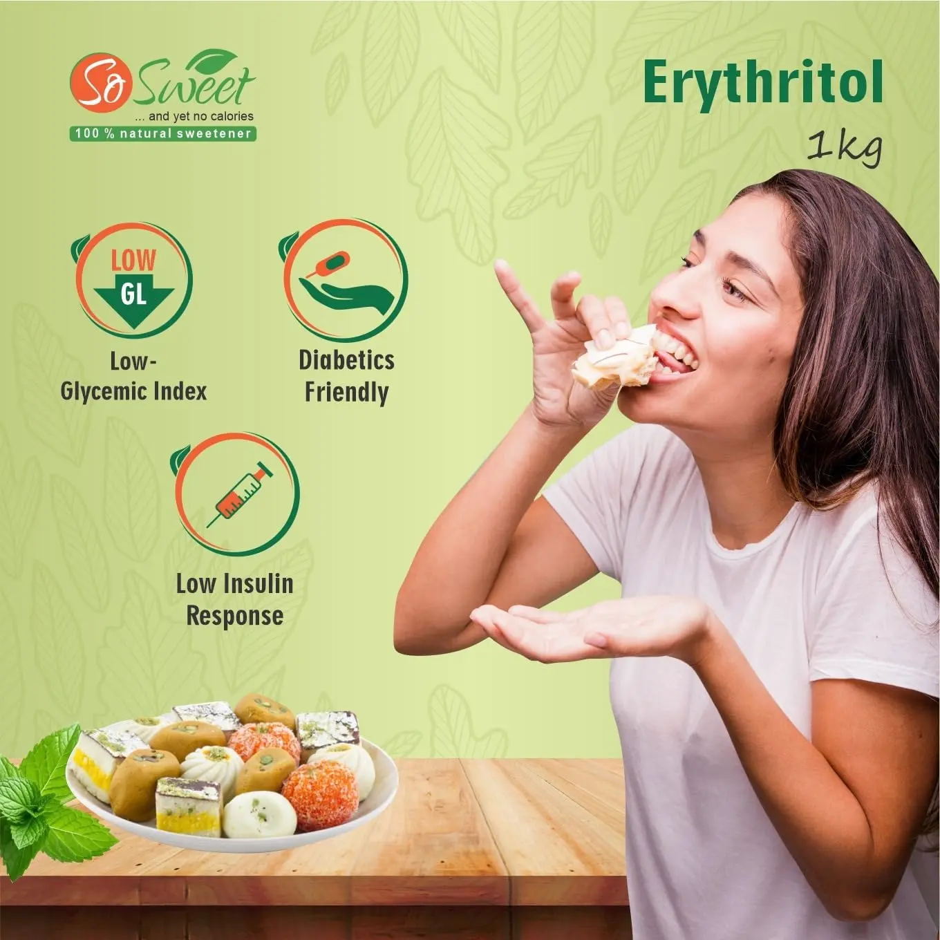 Erythritol Powder - Natural Sugar Free Sweetener - Image 7