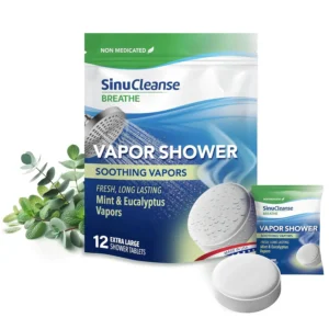 Enjoy a relaxing aromatherapy shower with these USA-made eucalyptus and mint shower steamers.