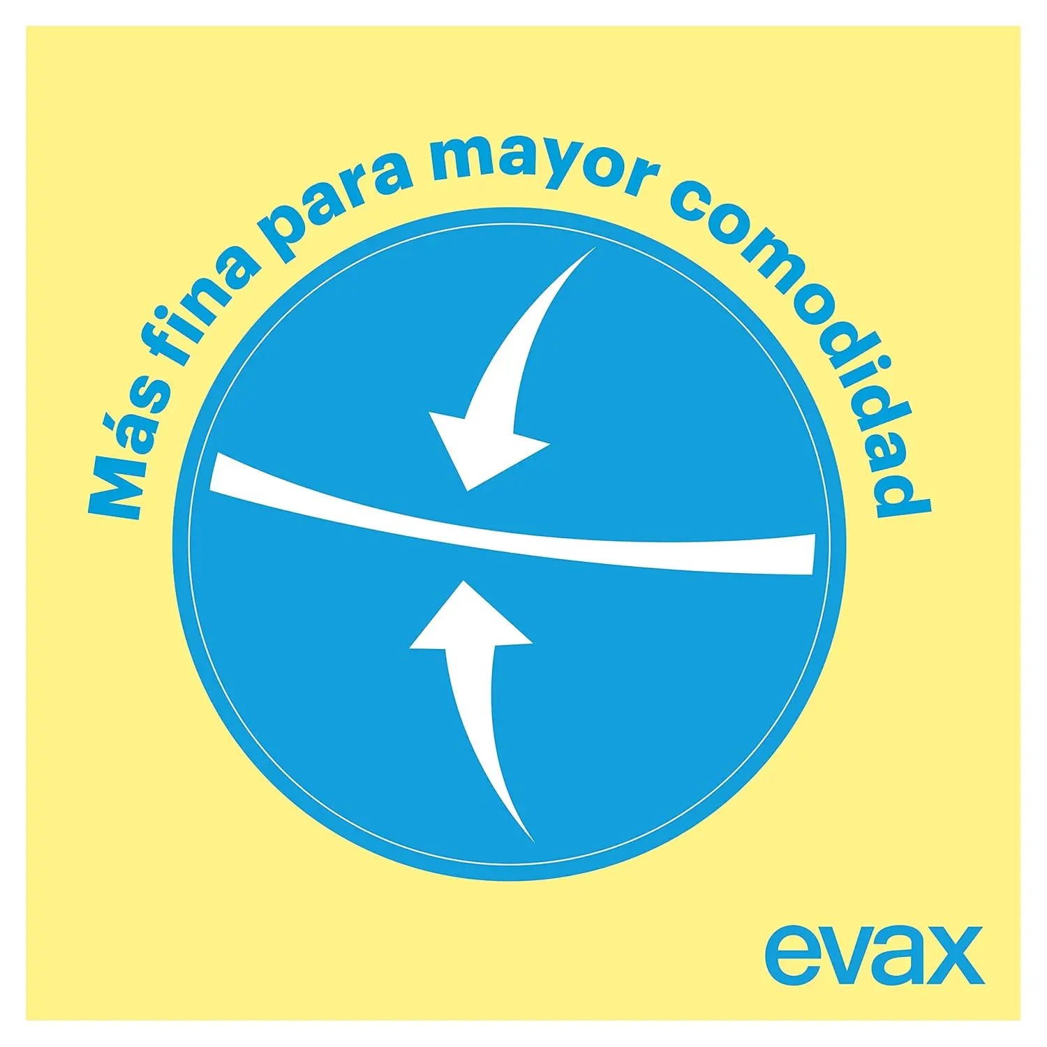 This image shows a 12-count package of unscented EVAX Fine pads with secure normal wings.