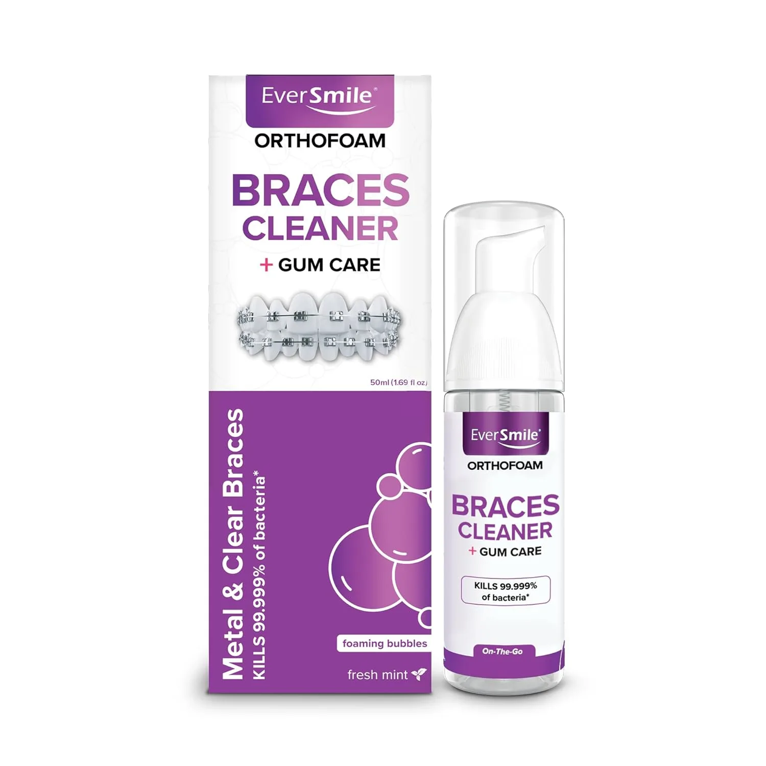 EverSmile OrthoFoam - Braces Cleaner & Whitener