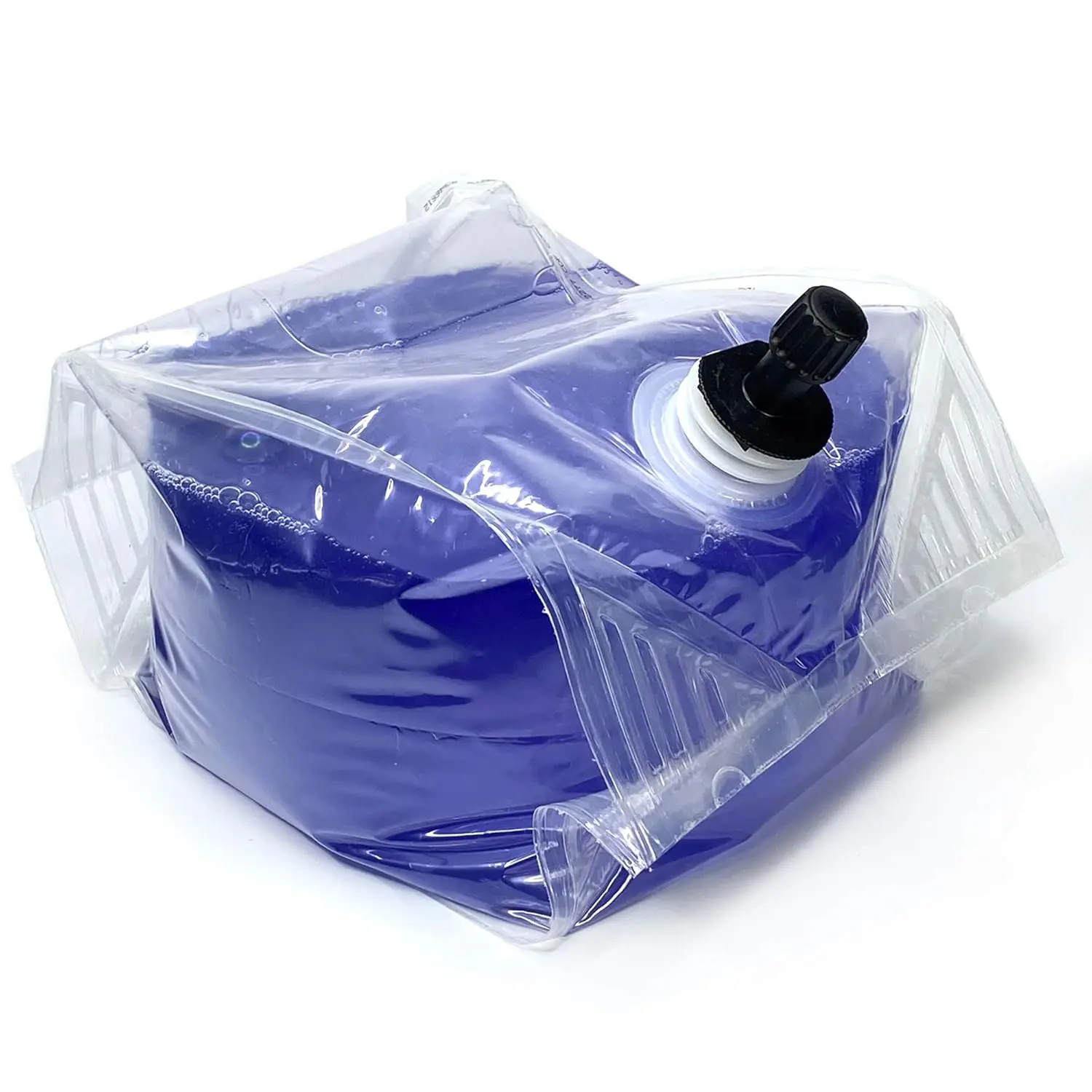 A five-liter bottle of Excelsior HE concentrated liquid laundry detergent effectively removes stains and cleans up to 333 loads of clothes.