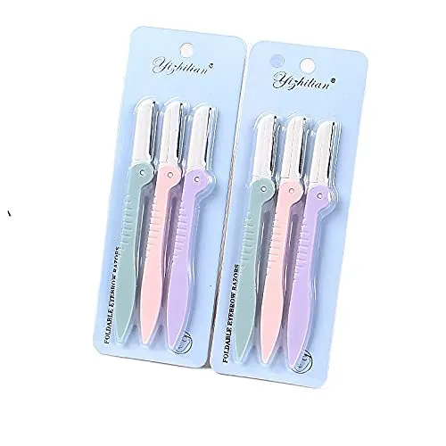 Eyebrow Razor - Rack Jack Face Razor - Pink - Image 2