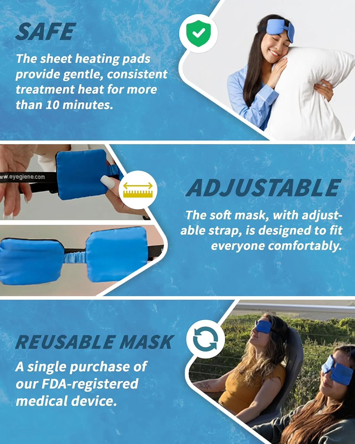 EyeGiene Insta-Warmth Dry Eye Mask - 10 Wafers - Image 7