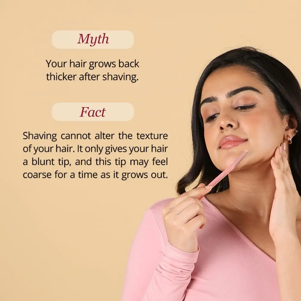 This image shows three reusable Carmesi face razors designed for painless hair removal and dermaplaning on the eyebrows, upper lip, forehead, and face.