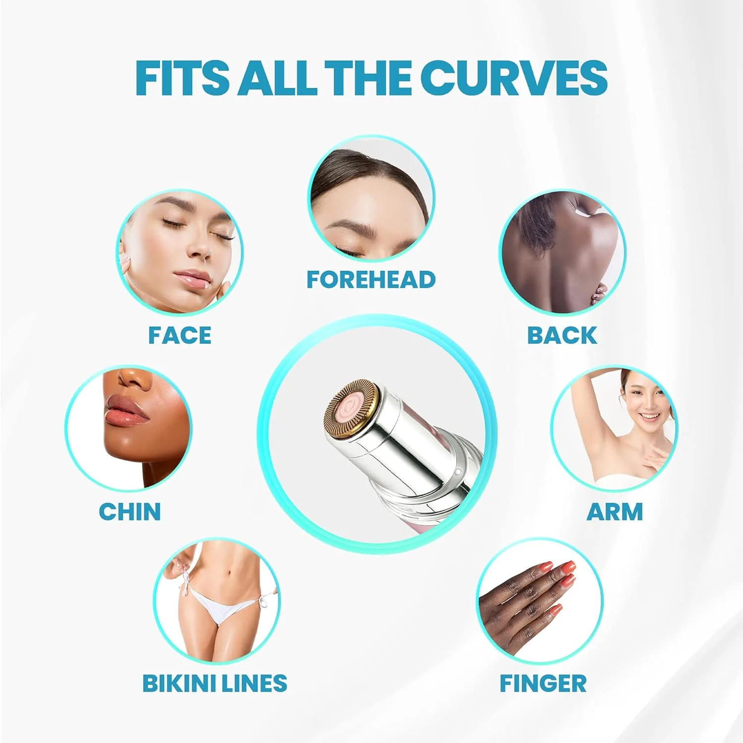 Facial Hair Remover Women | Rechargeable Electric Shaver - Image 4