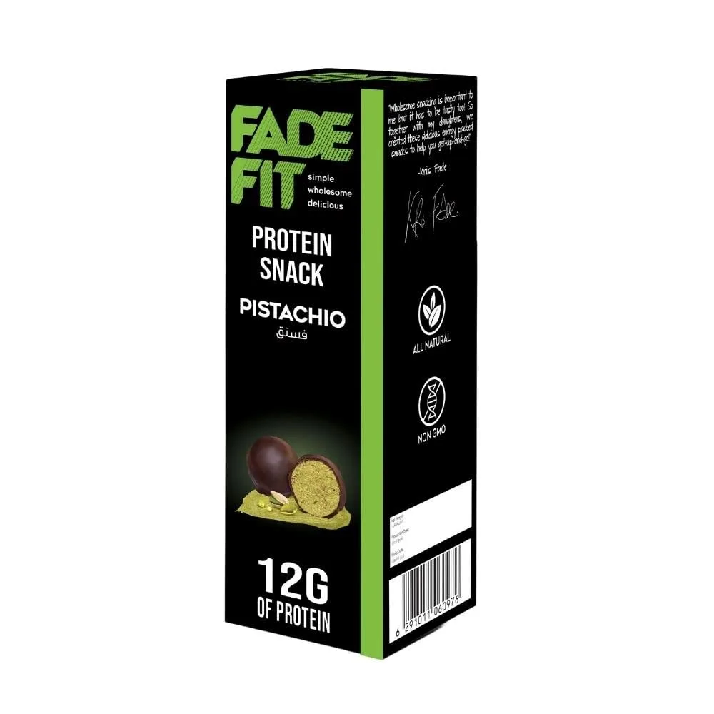 FADE FIT Pistachio Protein Balls - Natural Dark Chocolate