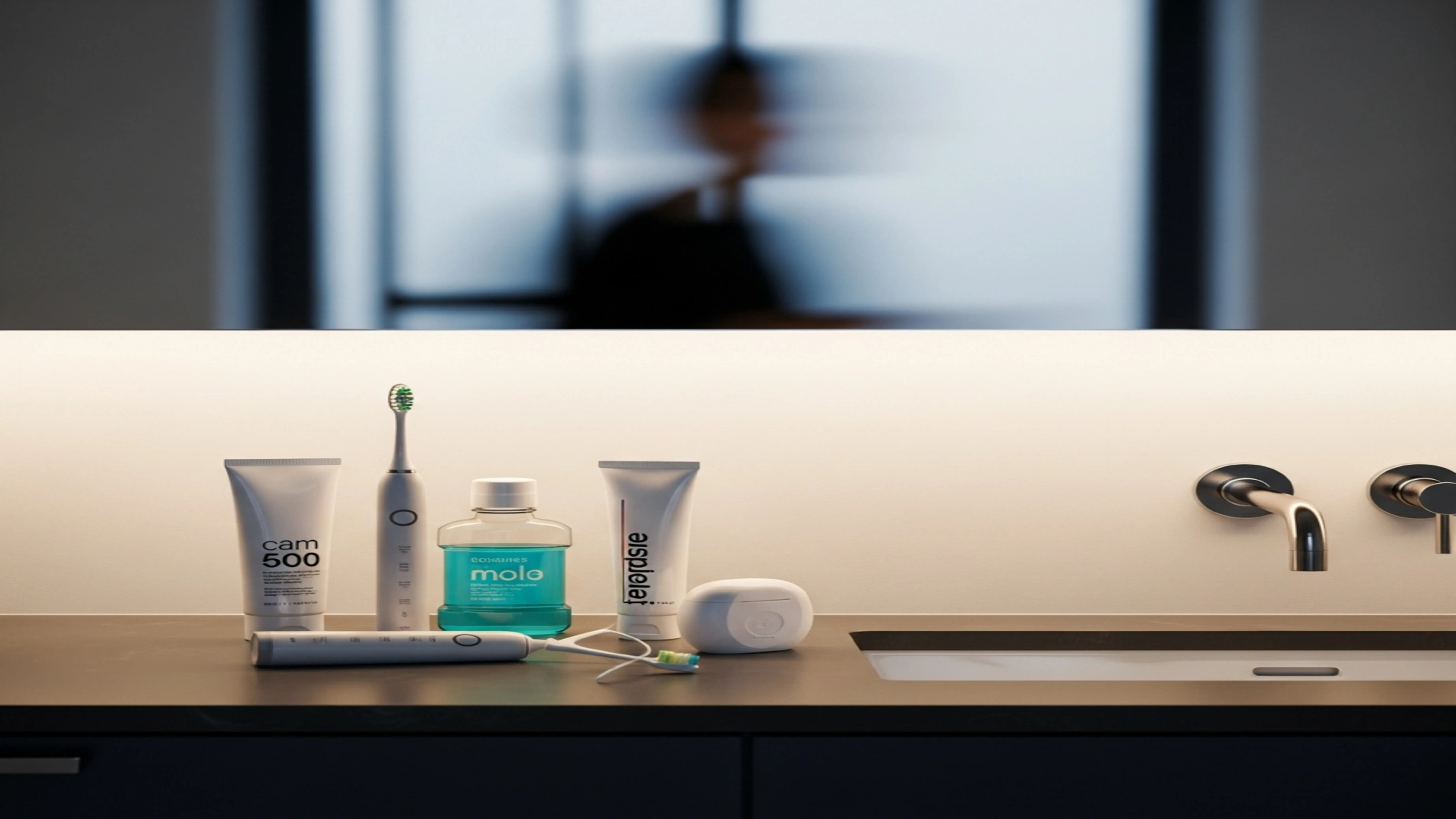 Smiling woman showcasing healthy teeth and gums after faster pharma dental care.