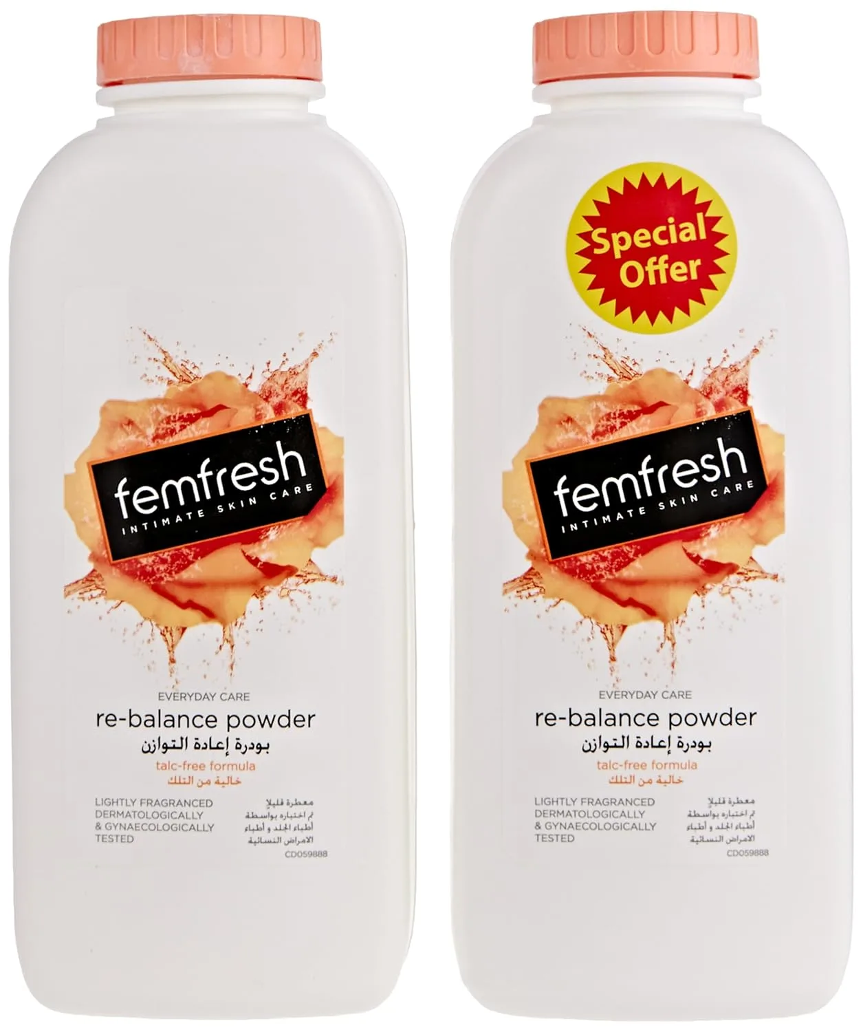 Femfresh Talc-Free Daily Intimate Powder Twin Pack - Image 2