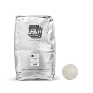 25 kg of Firmapress pill mix powder for use in a tablet press machine, offering a convenient, all-in-one pharmaceutical-grade excipient solution.