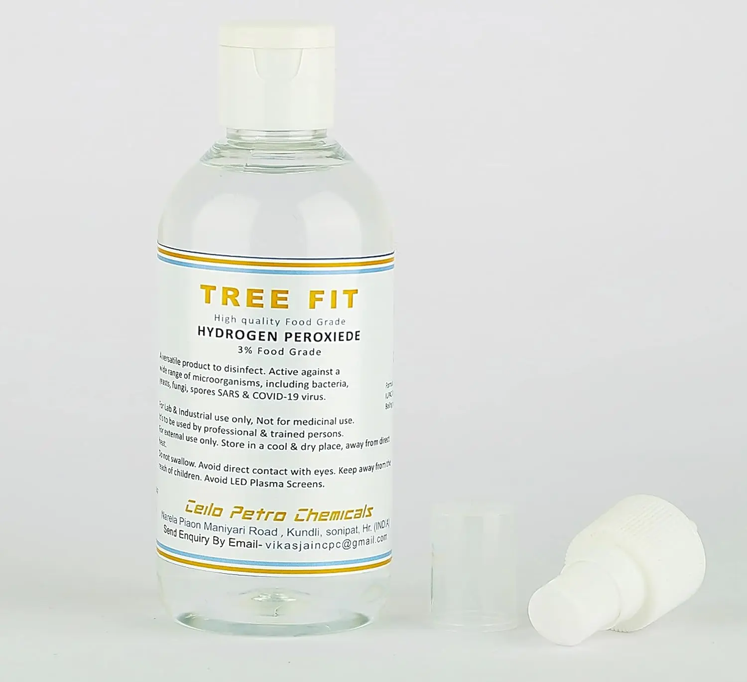 This pack of four 250ml bottles contains food grade hydrogen peroxide 3% w/w solution, ideal for disinfecting surfaces, deodorizing, modern farming, and home hygiene.