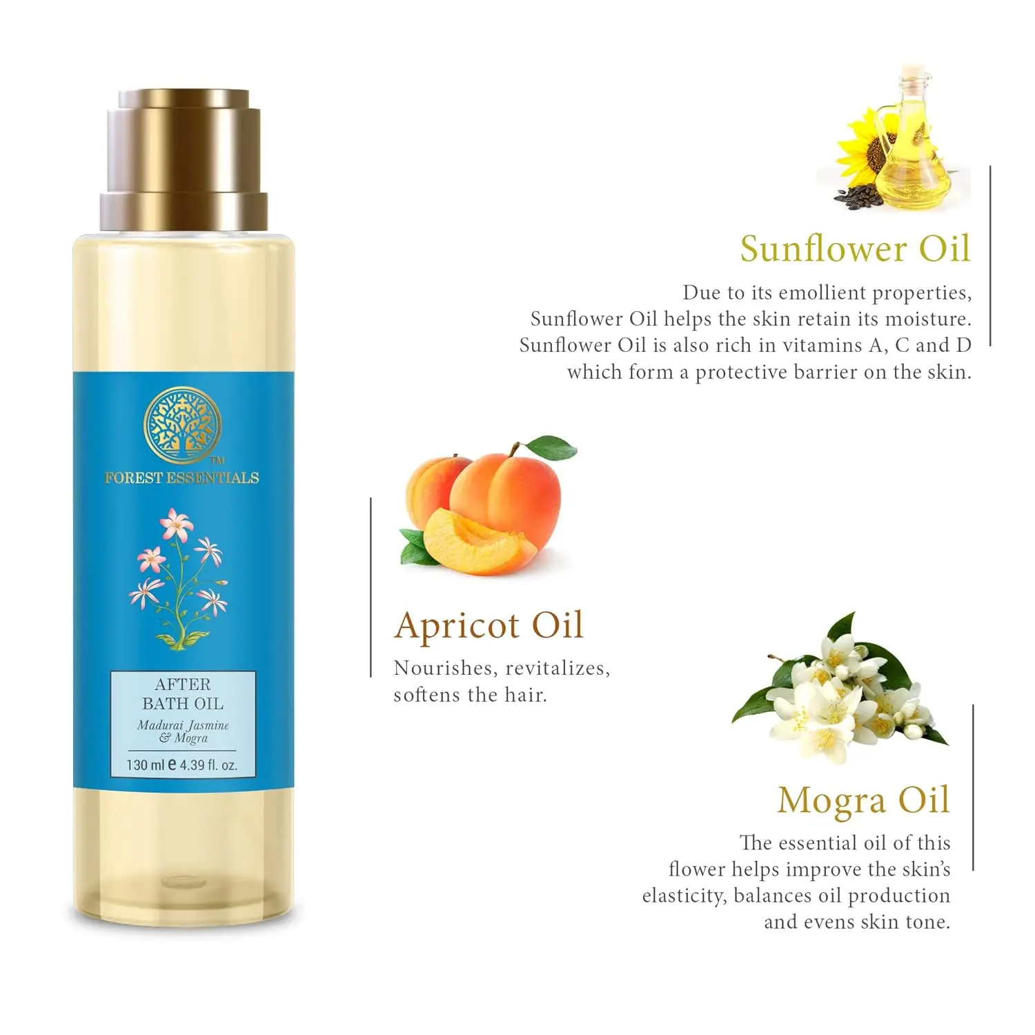 Forest Essentials Jasmine Bath Oil - Image 4