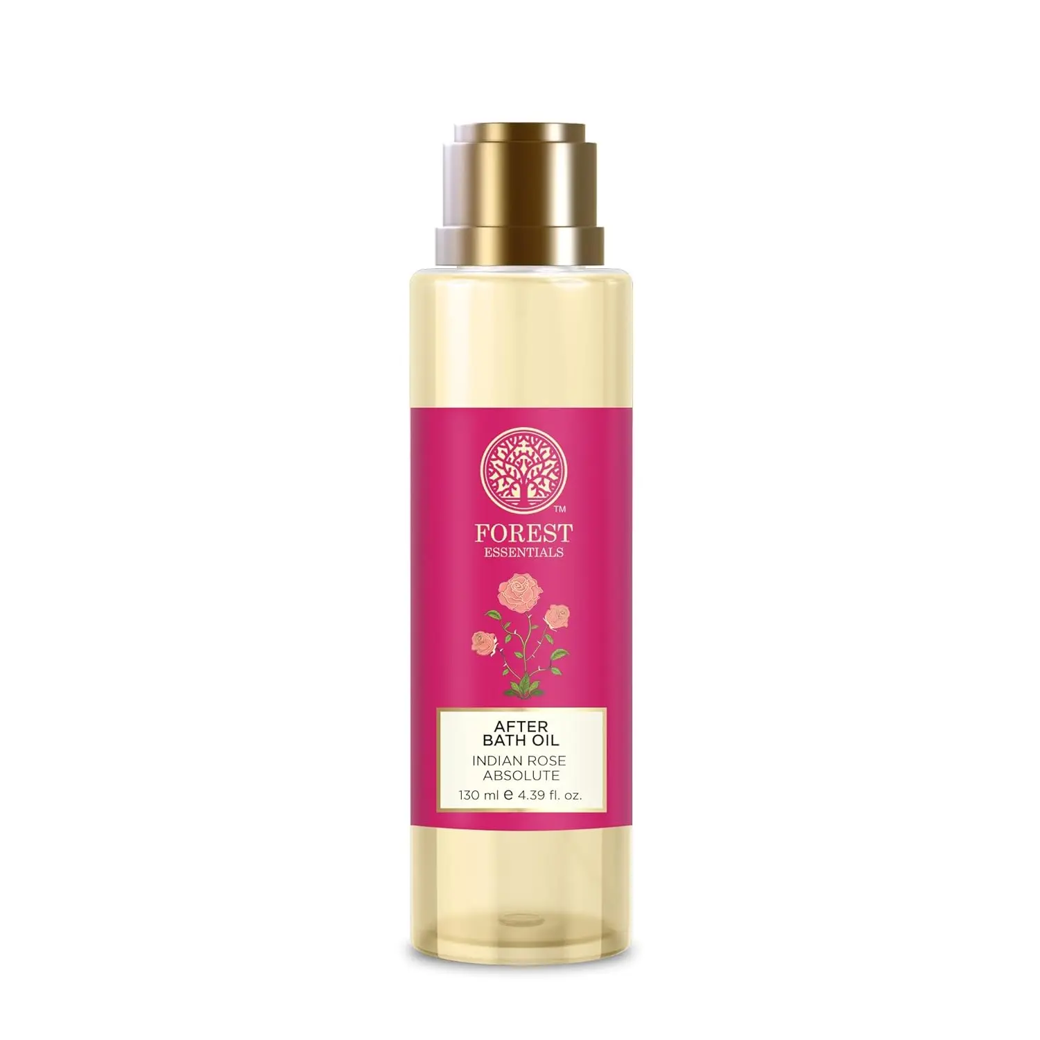 Forest Essentials Rose Bath Oil | Moisturizing Shower Oil
