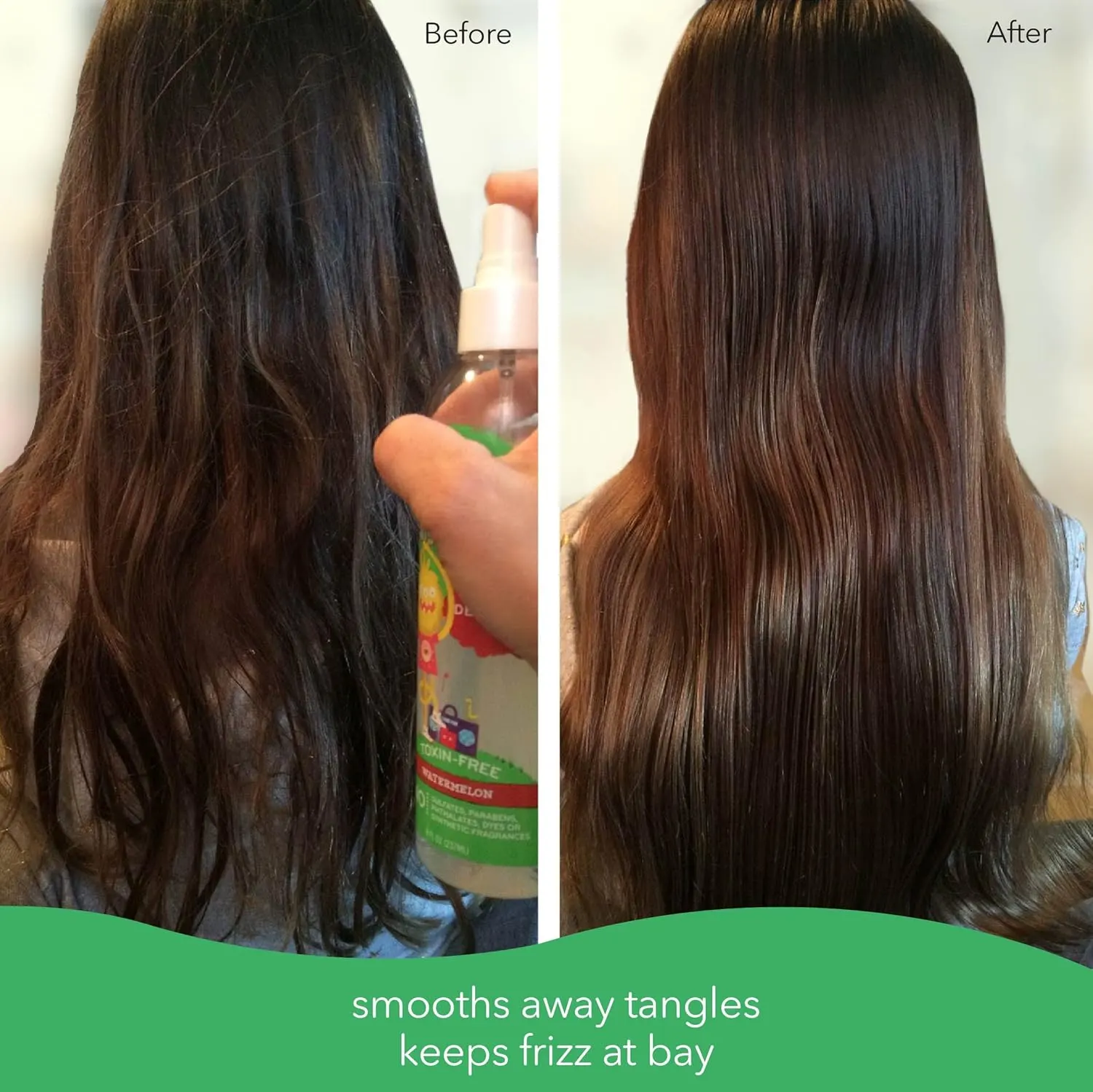 Fresh Monster Kids Detangler Spray - Toxin-Free 2pk - Image 6