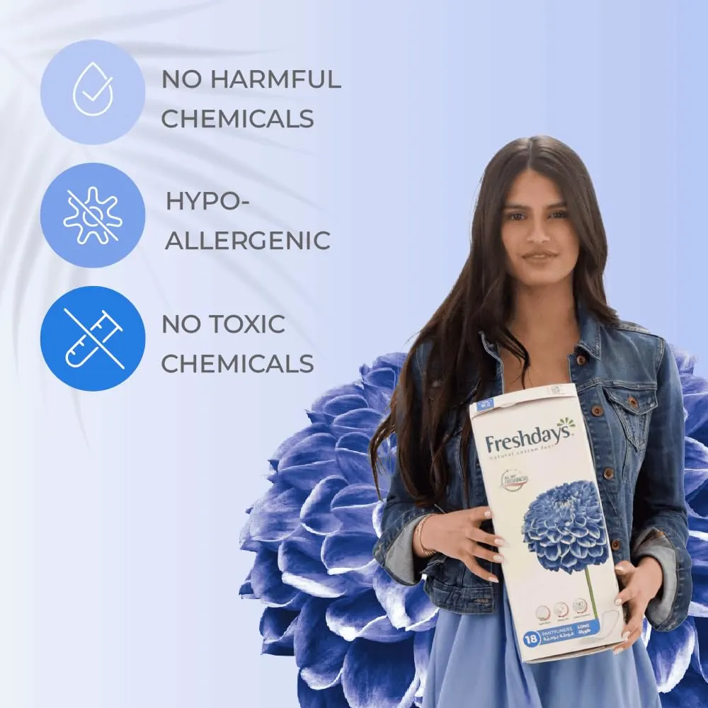 Freshdays Liners Long - Breathable & Soft - 72 Count - Image 5