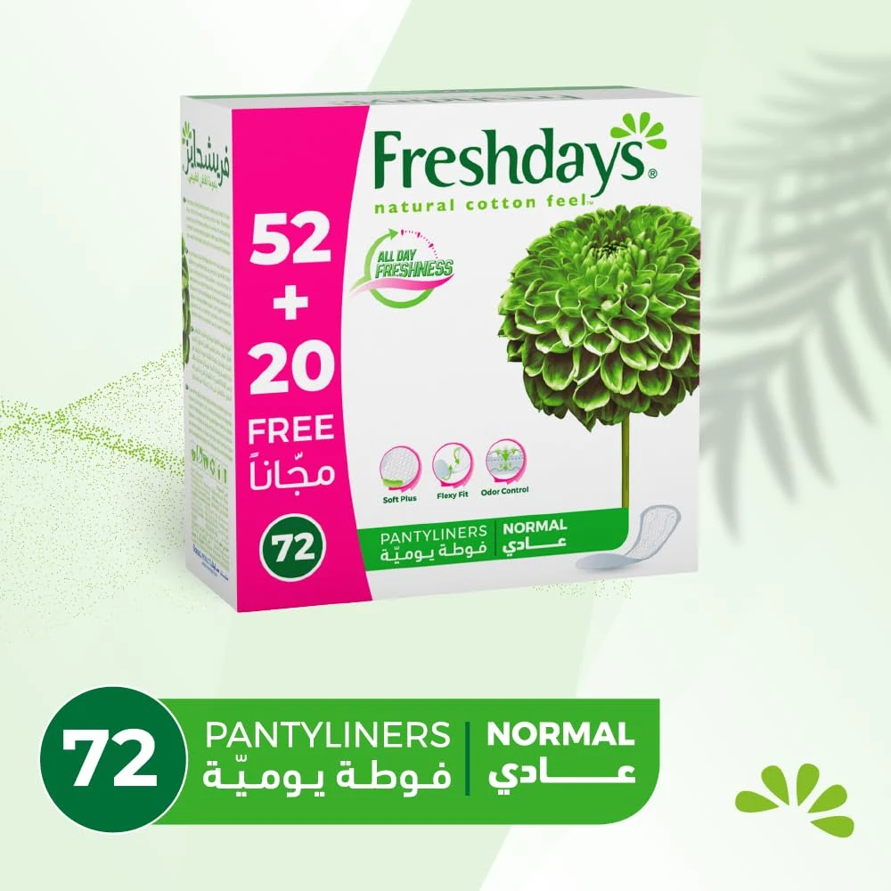 Freshdays Liners Normal 72 - Soft & Breathable - Image 3