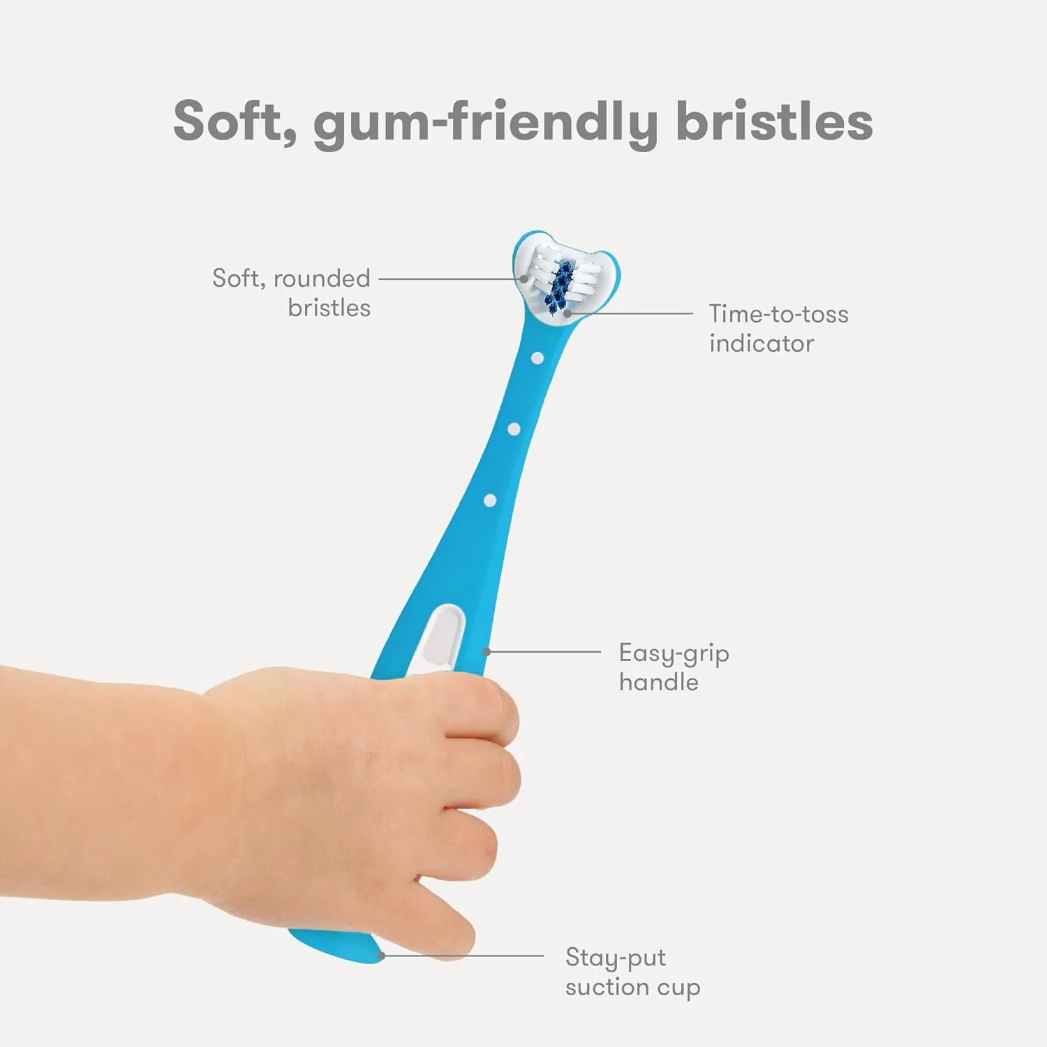 Frida Baby Toothhugger Toddler Toothbrush | Cleans All Sides - Image 5