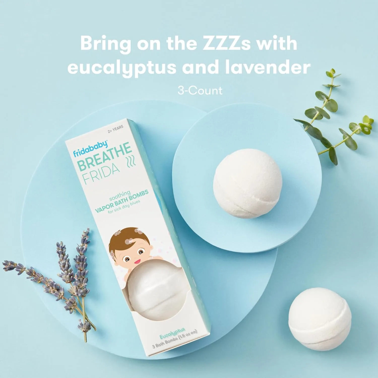 Frida Baby Vapor Bath Bombs - Natural Sick Day Relief - Image 3