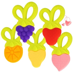 Fruit Baby Teether BPA Free Silicone Teething Toy
