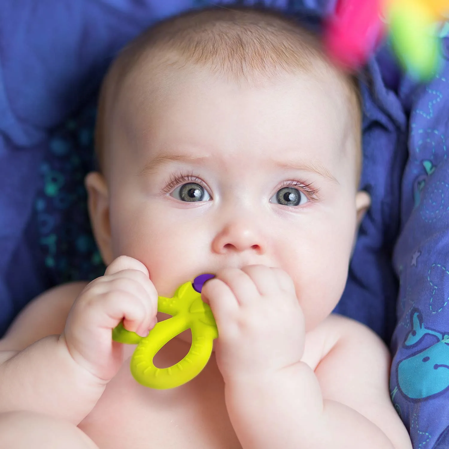 Fruit Baby Teether BPA Free Silicone Teething Toy - Image 7