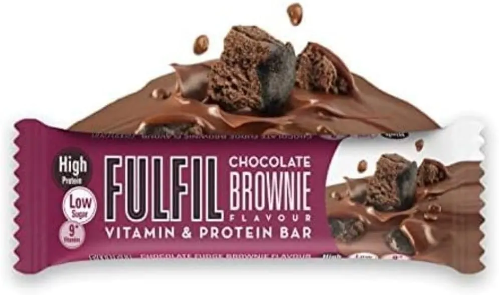 FULFIL Protein Bar Chocolate Brownie - Low Sugar, High Protein - Image 2