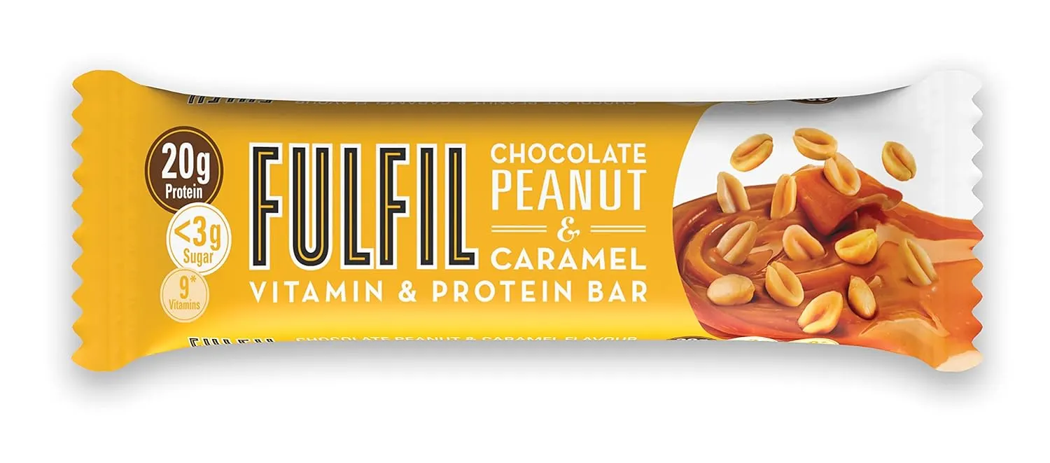 FULFIL Protein Bar Peanut Caramel - Low Sugar, High Protein - Image 2