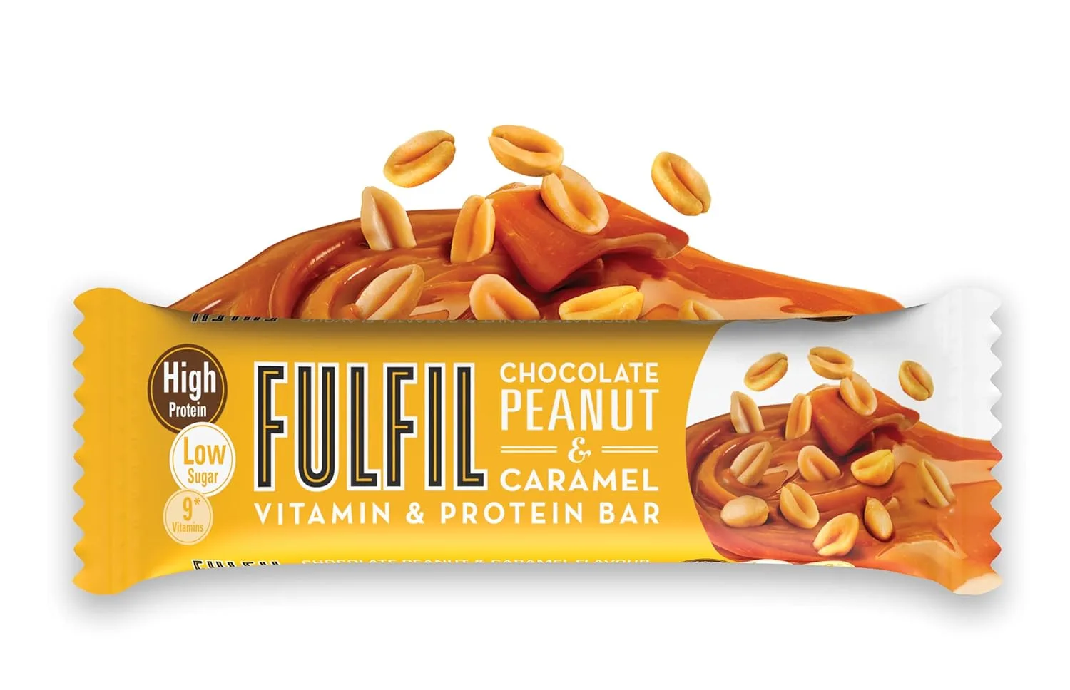 FULFIL Protein Bar Peanut Caramel - Low Sugar, High Protein - Image 3