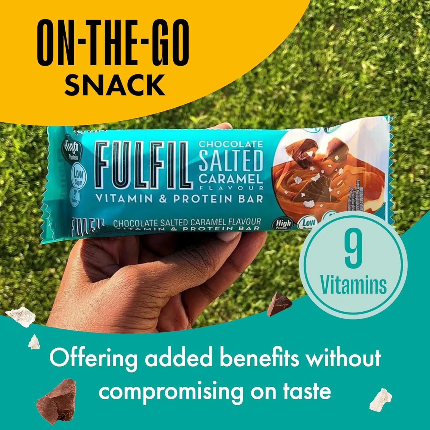 Fulfil Salted Caramel Protein Bar - 20g Protein - Image 5