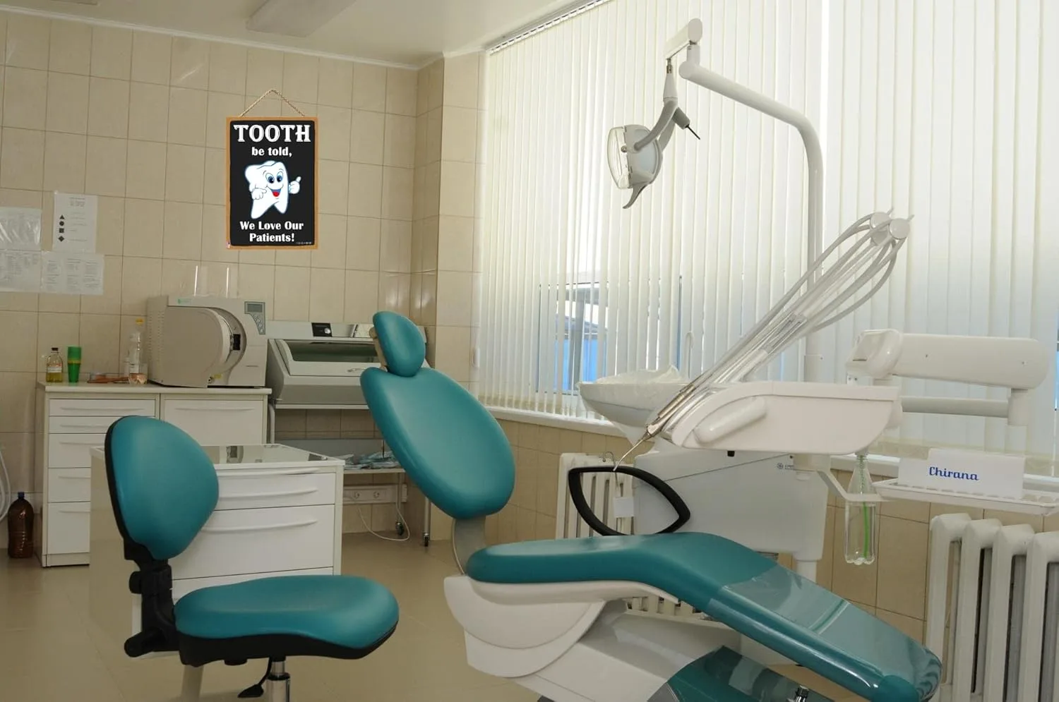 Funny Tooth Decor - Dentist Office Sign 11x6 - Image 4