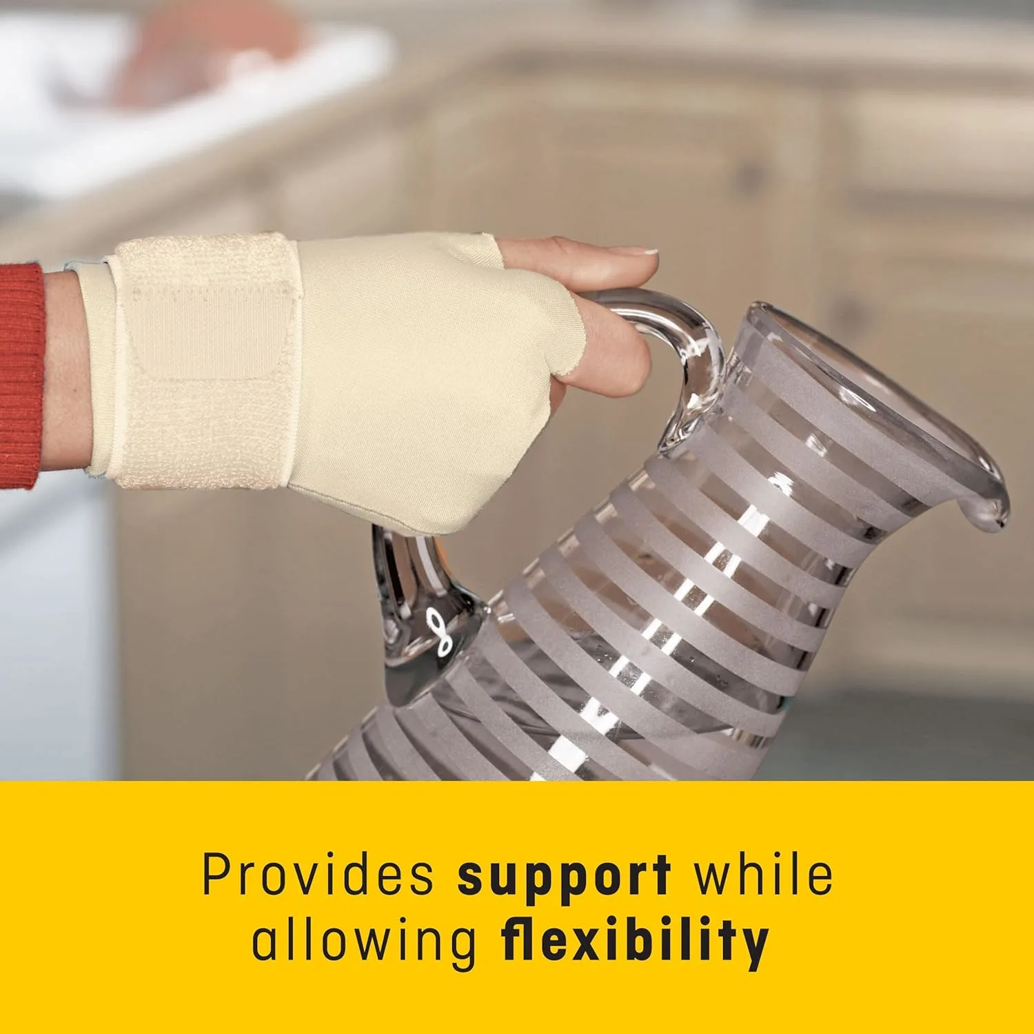 Futuro Compression Glove - Wrist Support S/M - Image 2