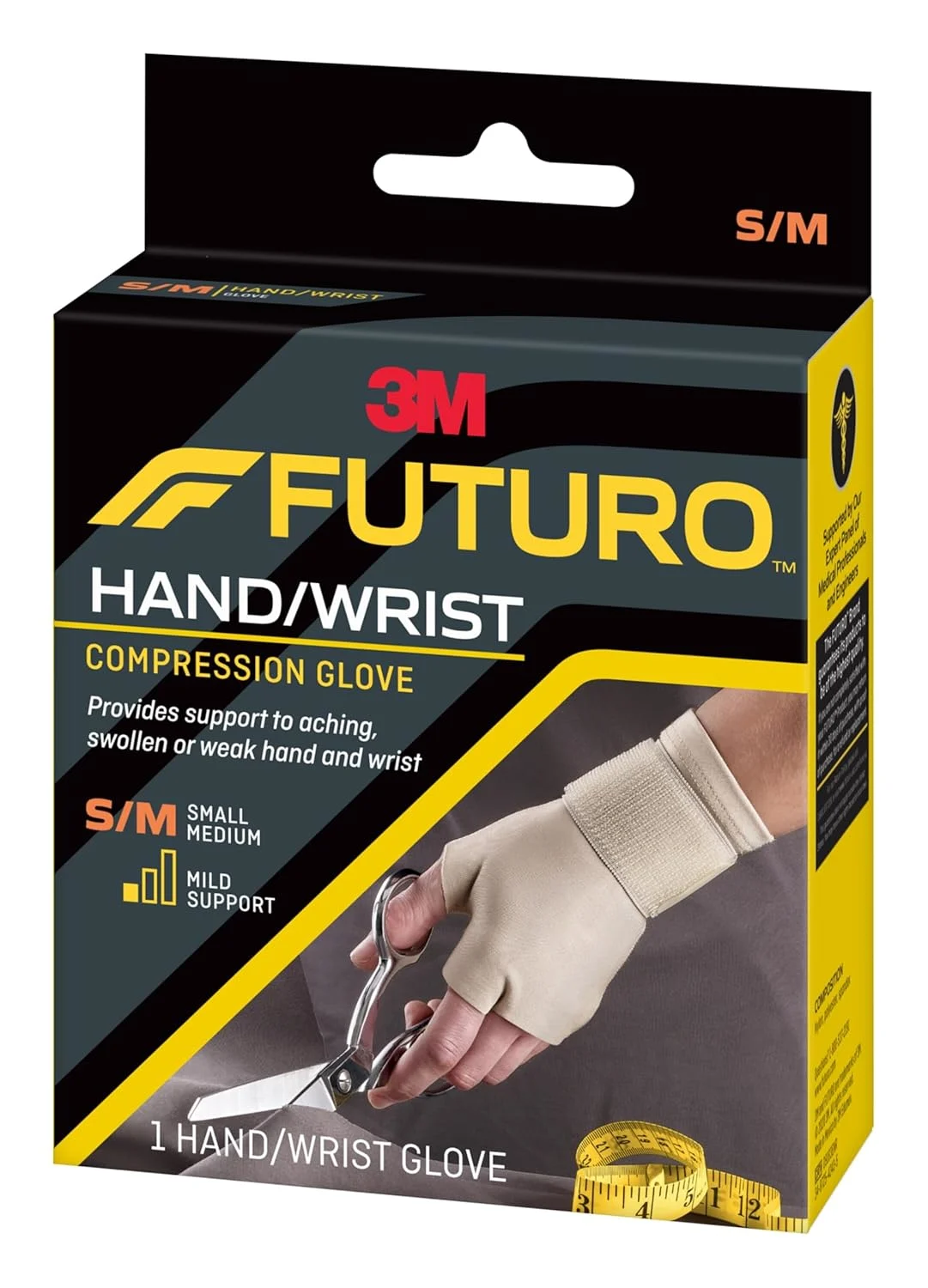 Futuro Compression Glove - Wrist Support S/M - Image 7