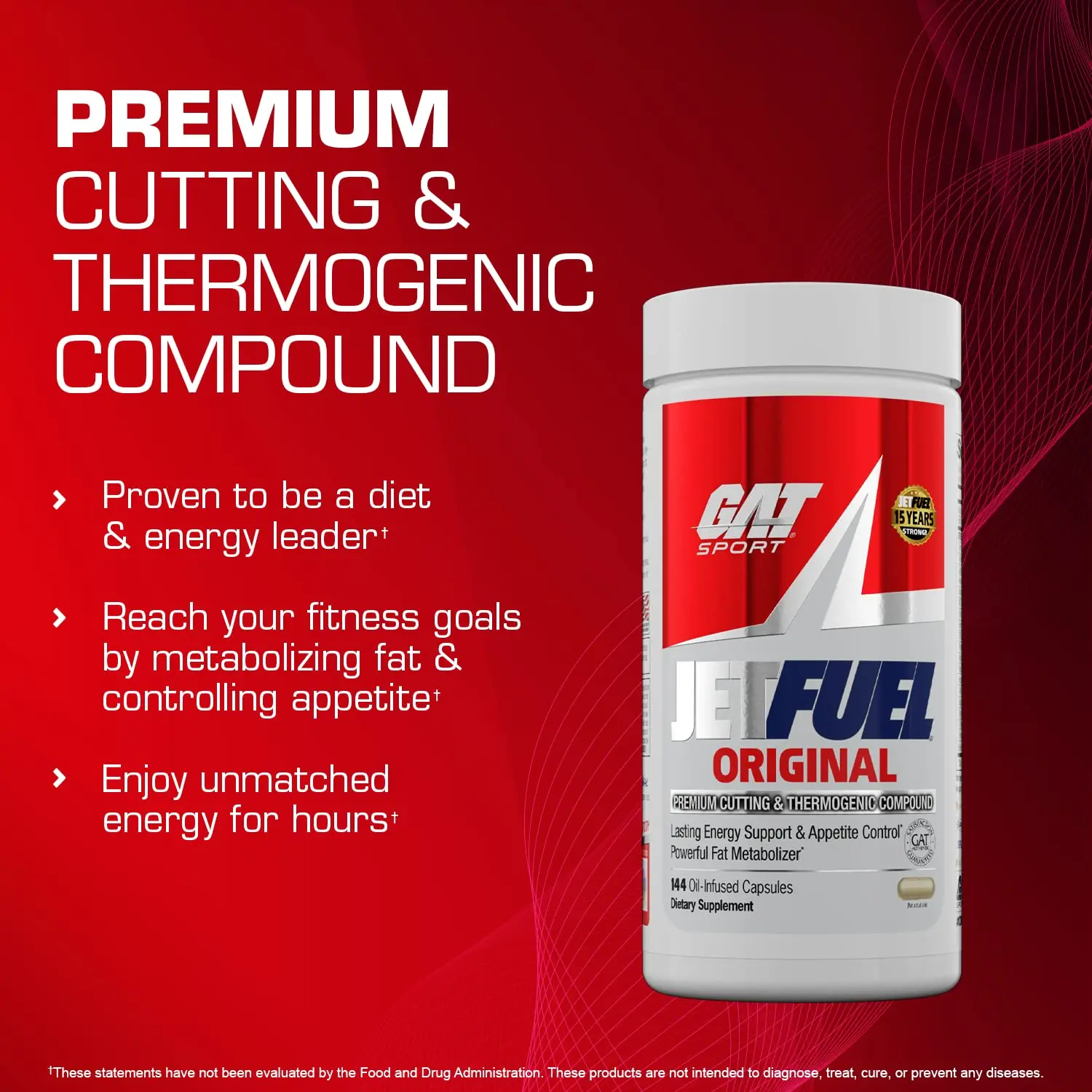 Compact GAT Sport Jetfuel cutting and hardening compound in proper packaging, designed to perfection and packed with features.