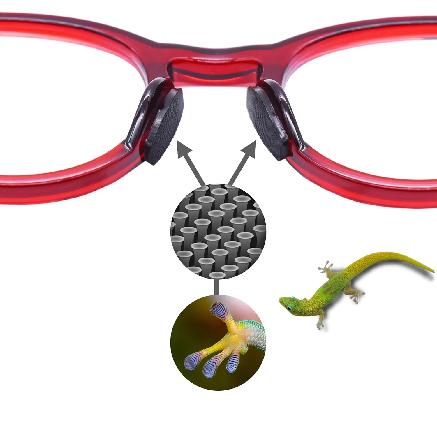 Setex Gecko Grip Glasses Nose Pads - Anti-Slip - Image 4