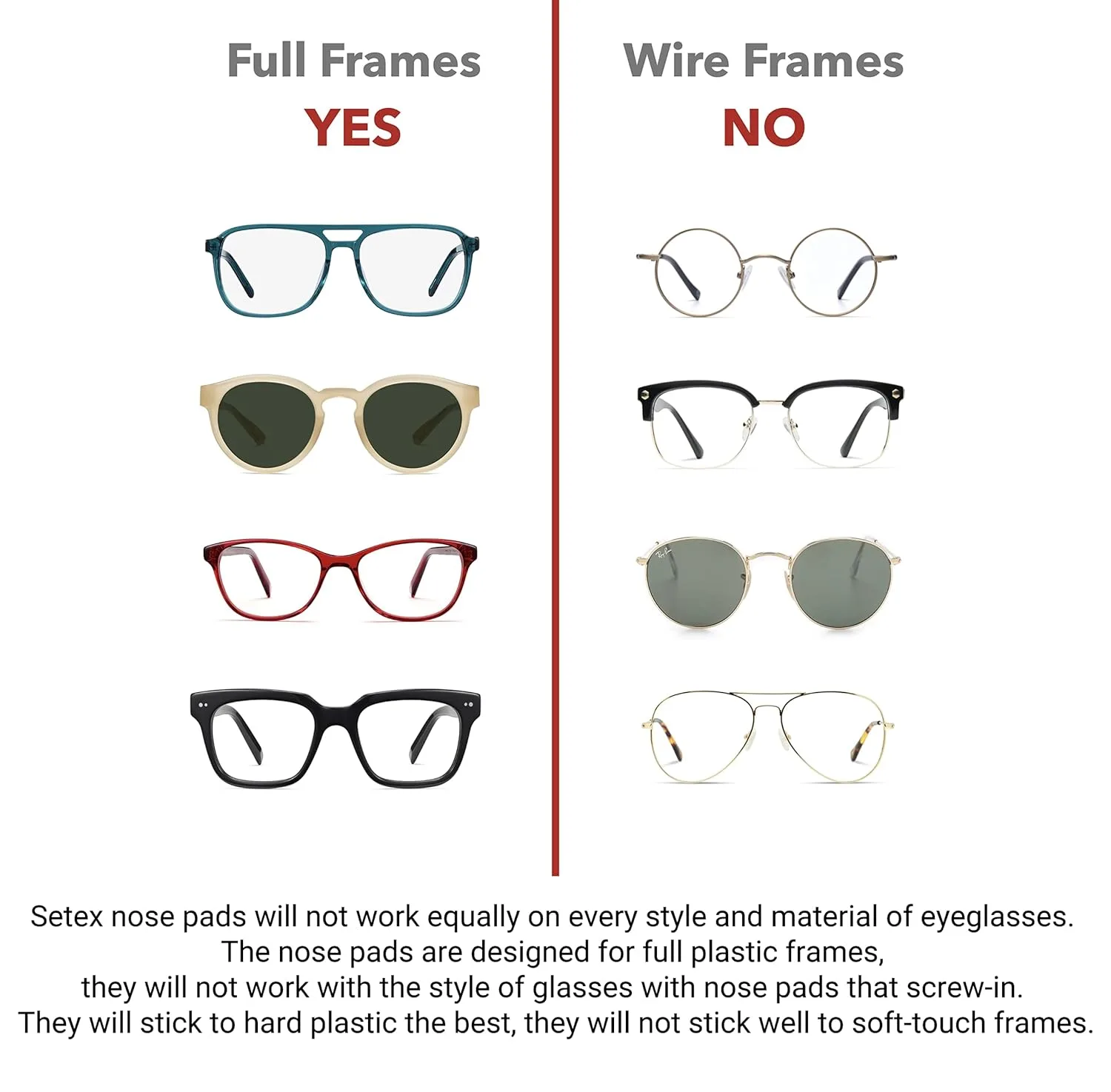 Setex Gecko Grip Glasses Nose Pads - Anti-Slip - Image 6