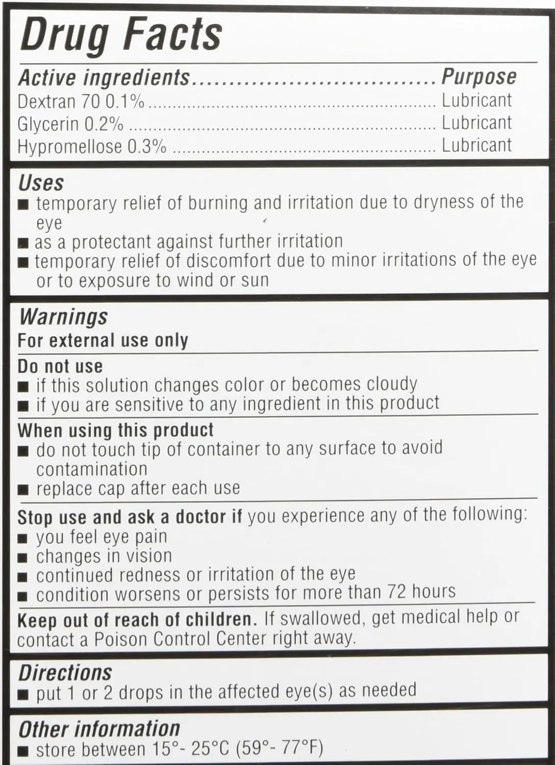 GenTeal Tears Moderate Dry Eye Relief - Twin Pack - Image 3