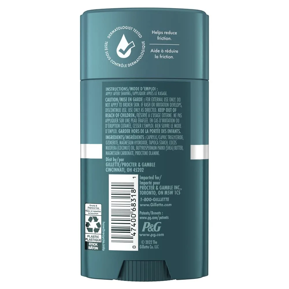 Gillette Anti-Chafe Stick - Reduce Rubbing & Irritation - Image 2